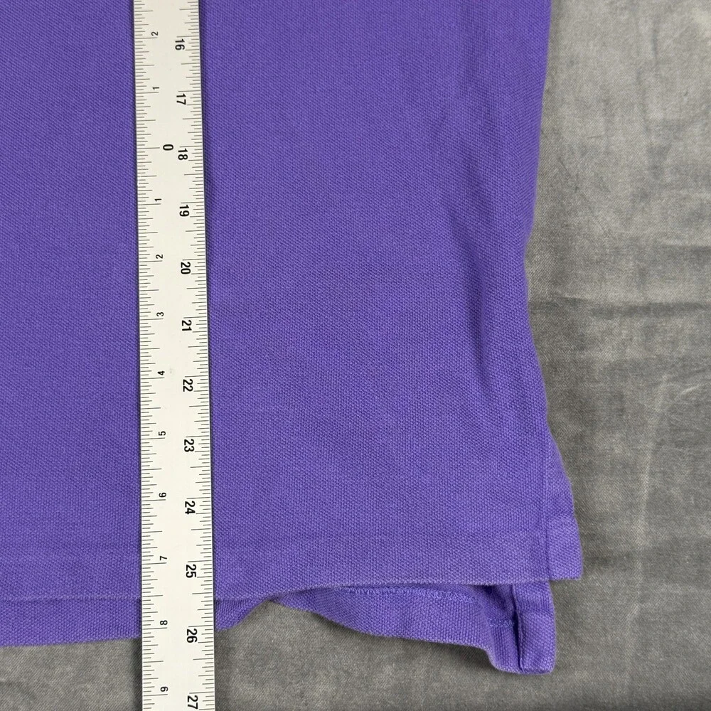 Polo Ralph Lauren Polo Shirt Mens XL Purple Cotton Custom Fit Embroidered Pony